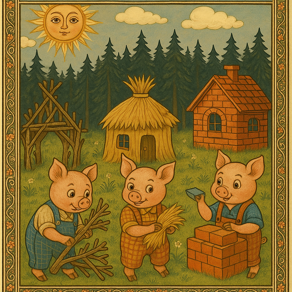 Три поросенка